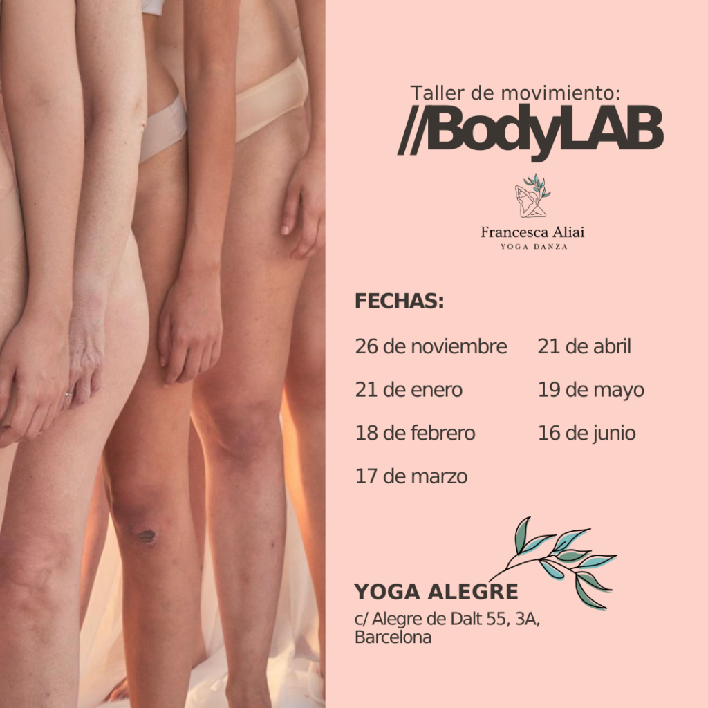 Taller de //BodyLAB: yoga, danza, conciencia corporal - fechas 2024