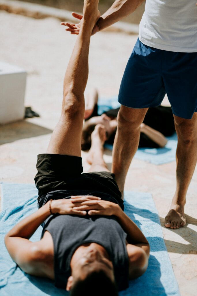 Yoga, estiramiento y entrenamiento para empleados de empresas B Corp